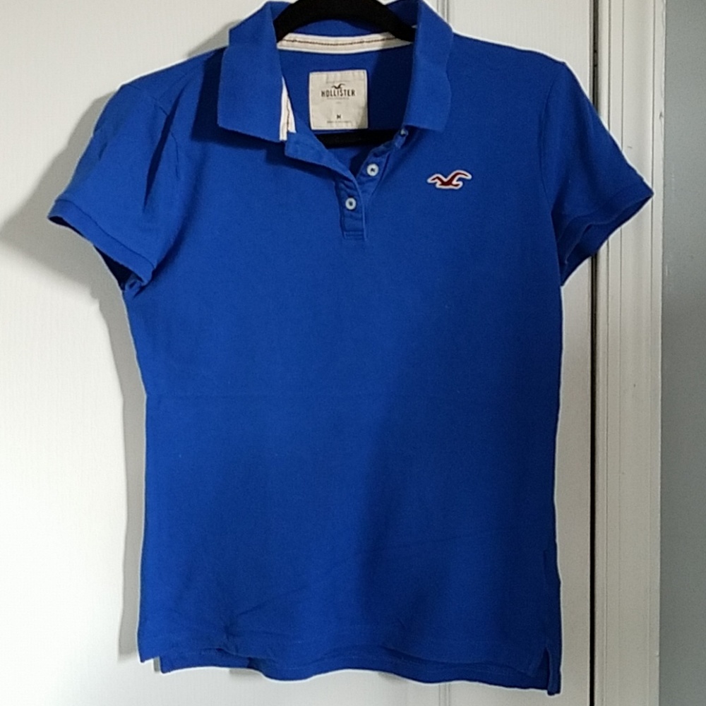 Blue Hollister Polo Shirt